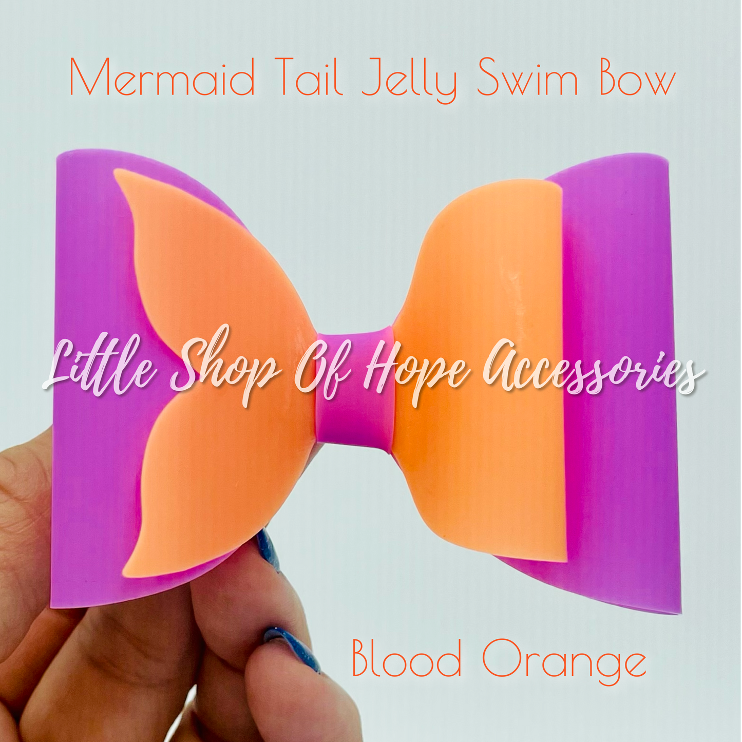 Mermaid Tail Jelly Swim Bows