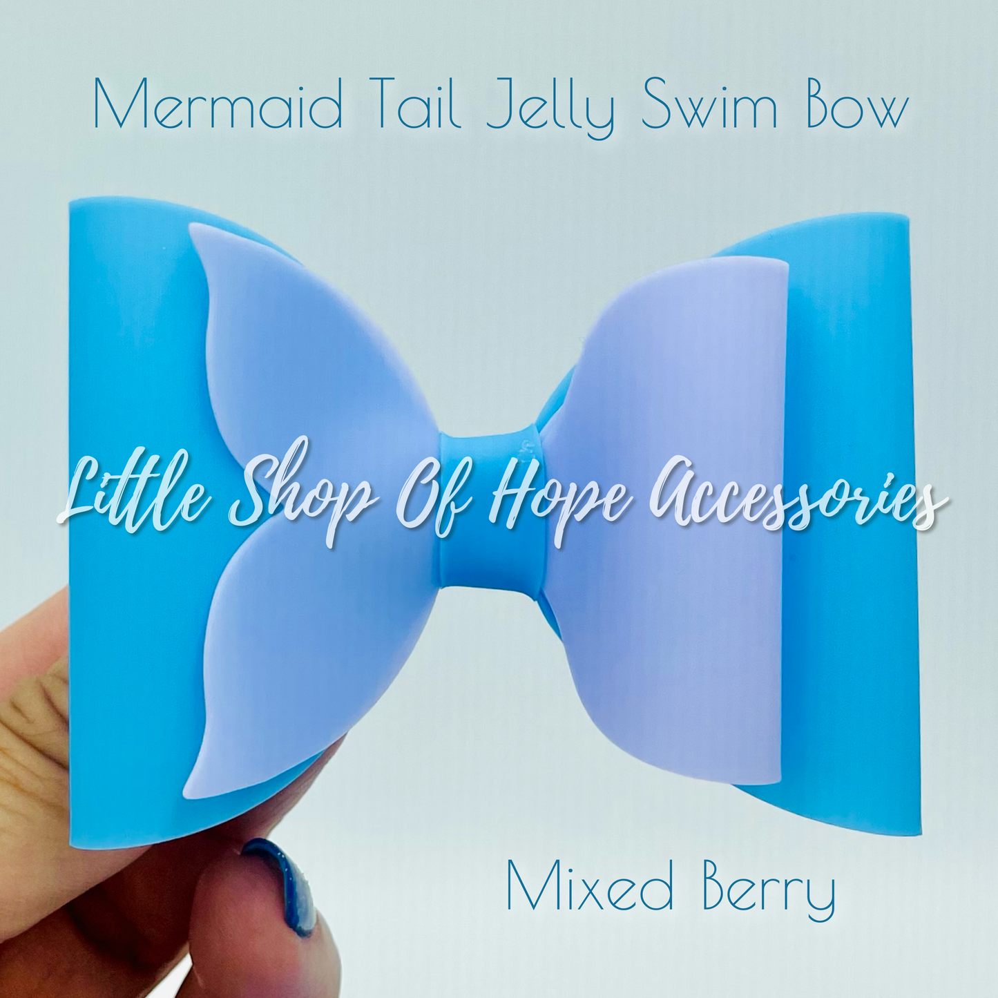 Mermaid Tail Jelly Swim Bows