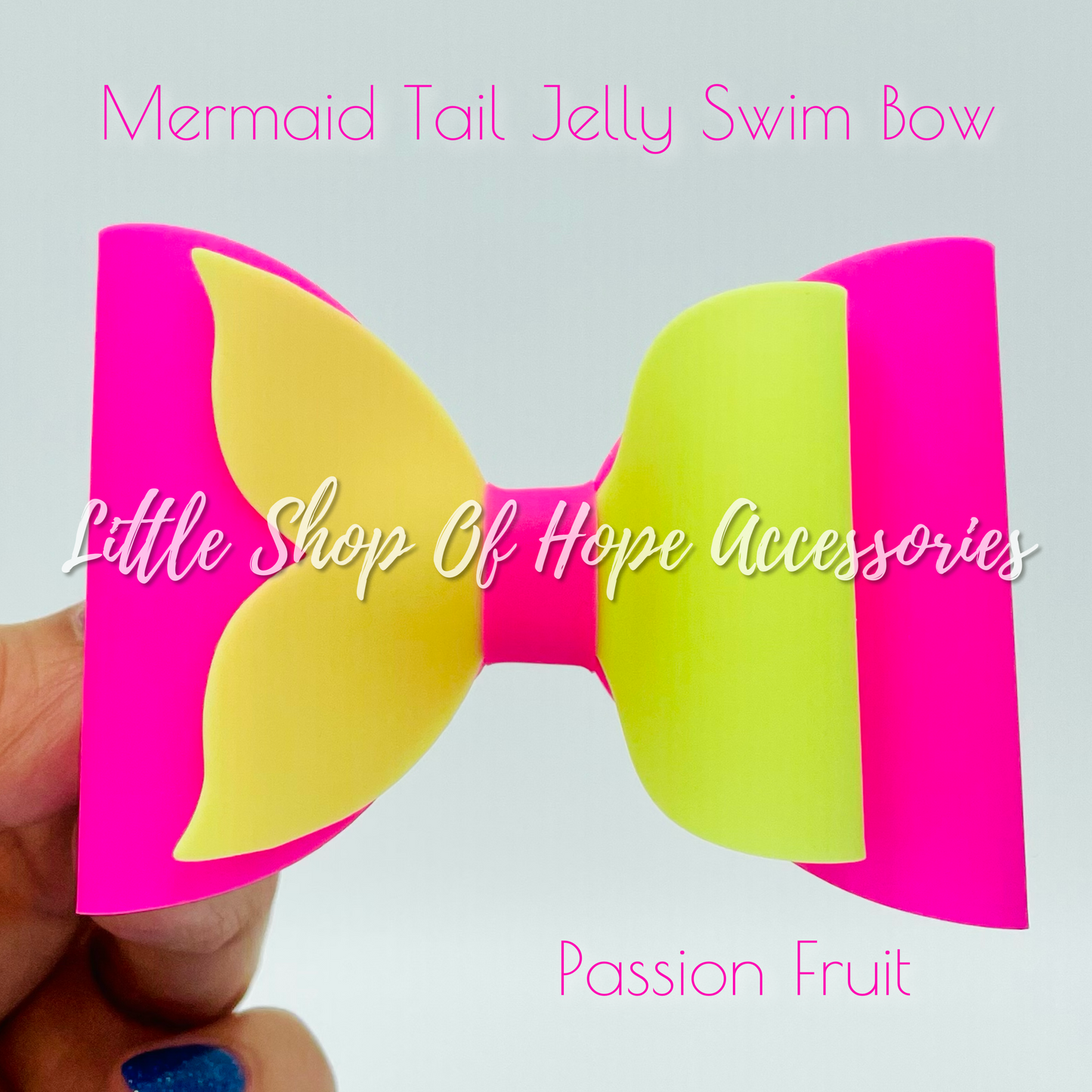Mermaid Tail Jelly Swim Bows