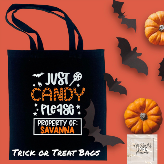 *Just Candy Please* Personalized Treat Bag