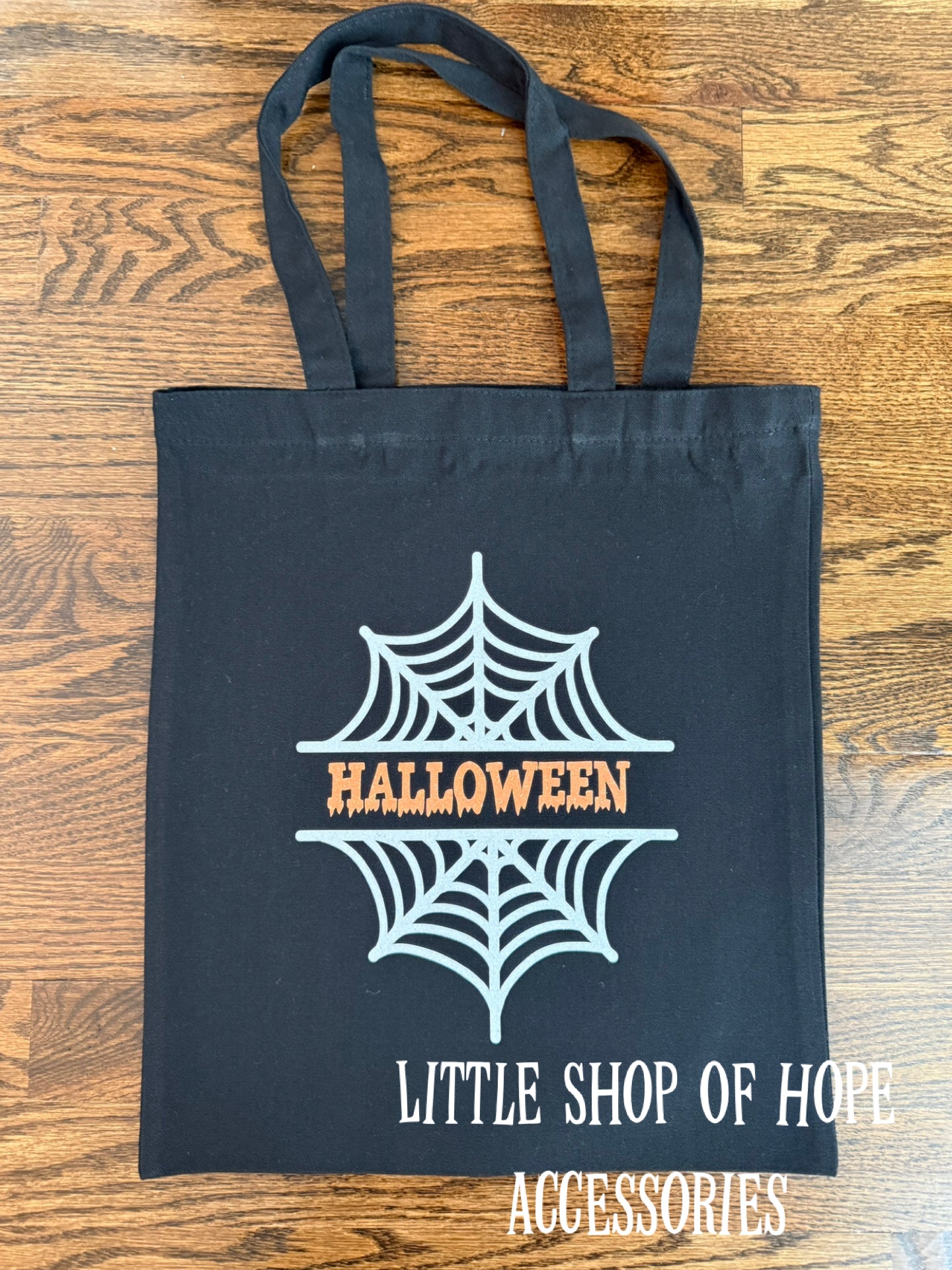Halloween Spiderweb Treat Bag (Personalization available)