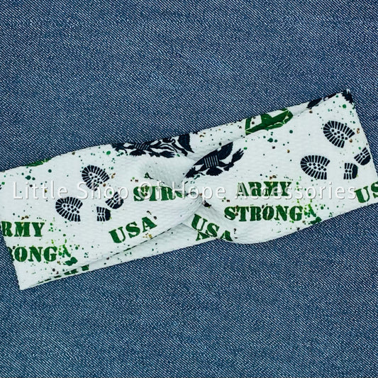 Army Headbands + Scrunchies