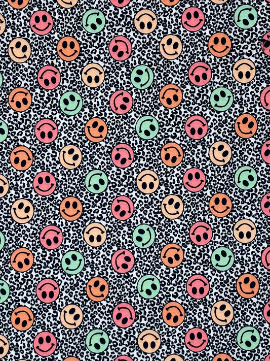 Leopard Smiley's Headbands + Scrunchies