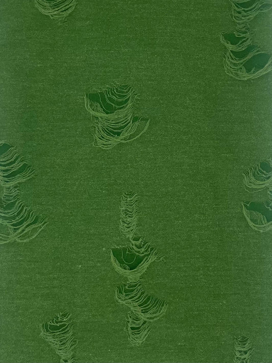 Meadow Green Distressed Headbands + Scrunchies