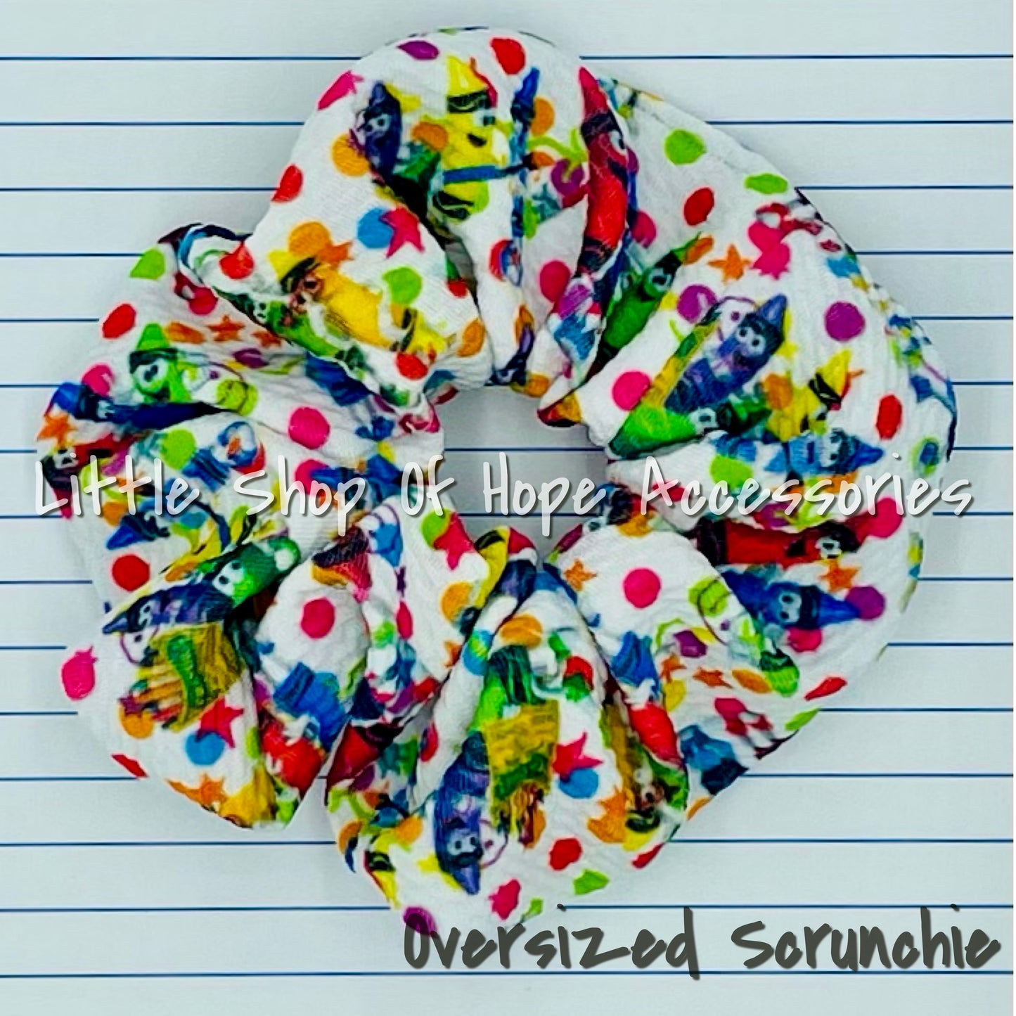 Colorful Crayons Headbands + Scrunchies
