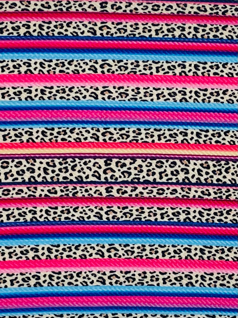 Leopard Stripe Bows + Headwraps