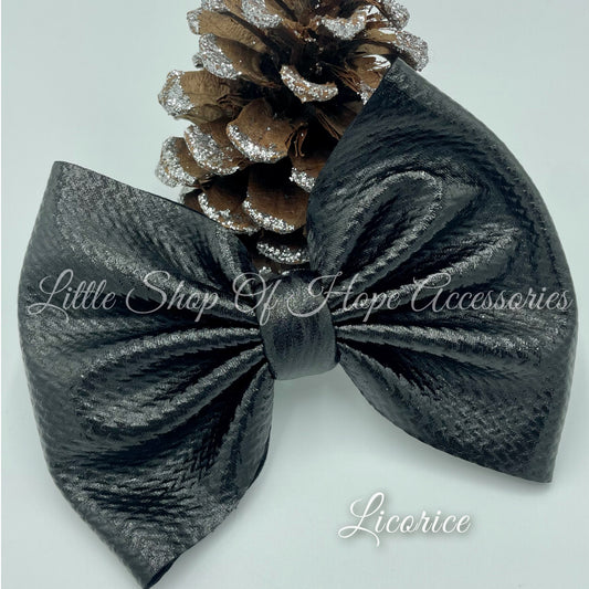 Licorice Bows, Headwraps & Headbands