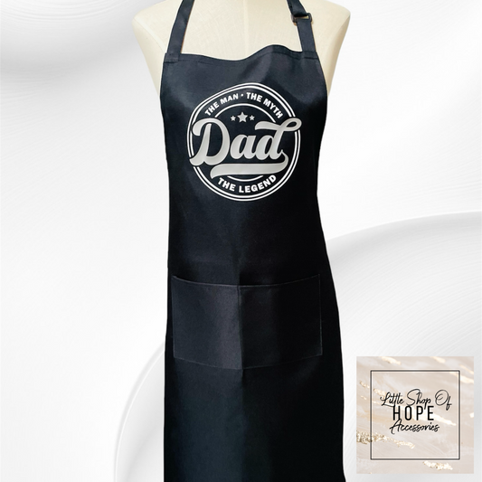 Dad The Man, The Myth, The Legend ADULT Apron