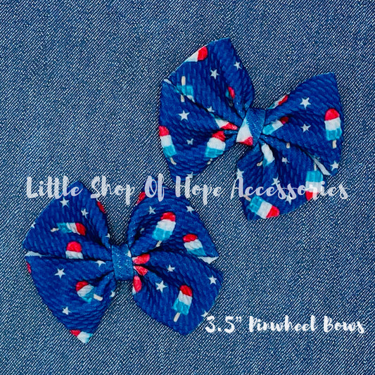 Bomb Pop Bows + Headwraps