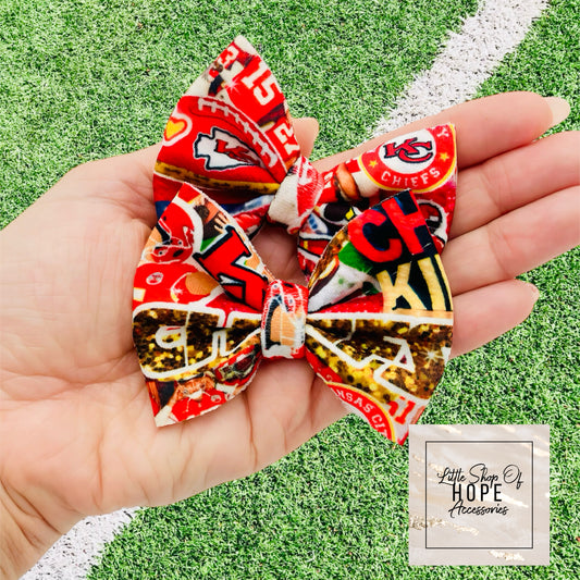 Chiefs Bows + Headwraps