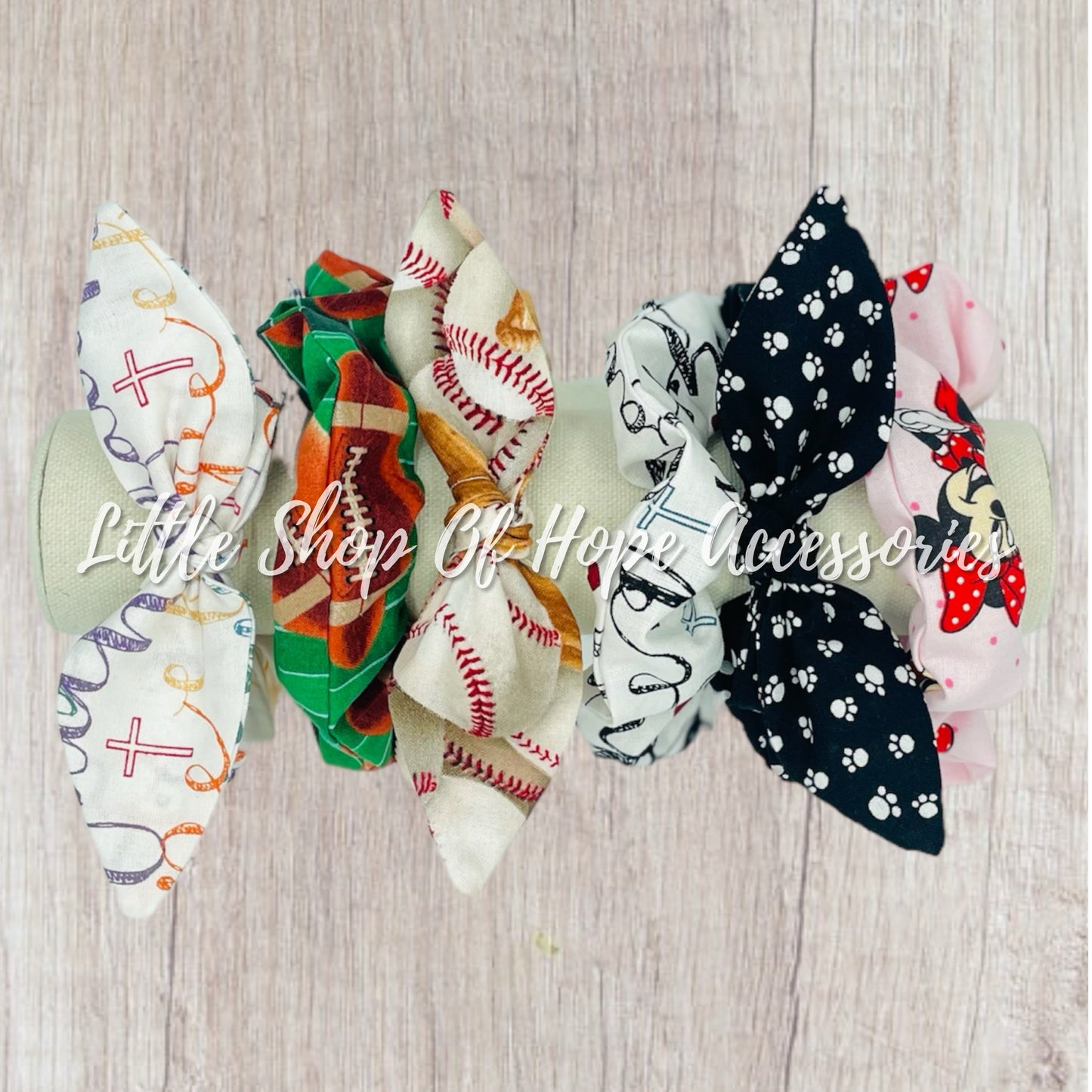 100% Cotton Bows + Scrunchies