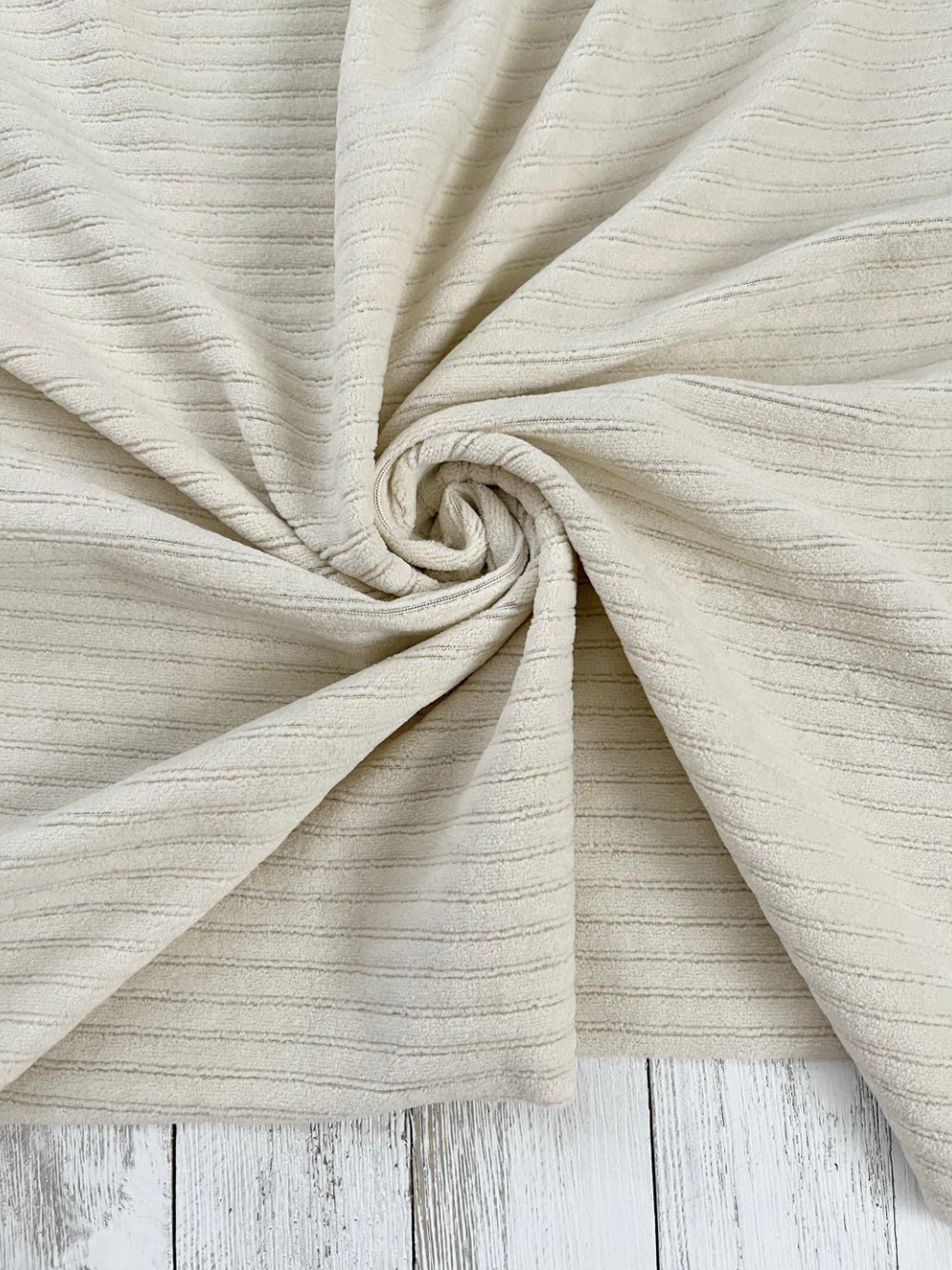 Ivory Chunky Rib Corduroy Bows + Headwraps