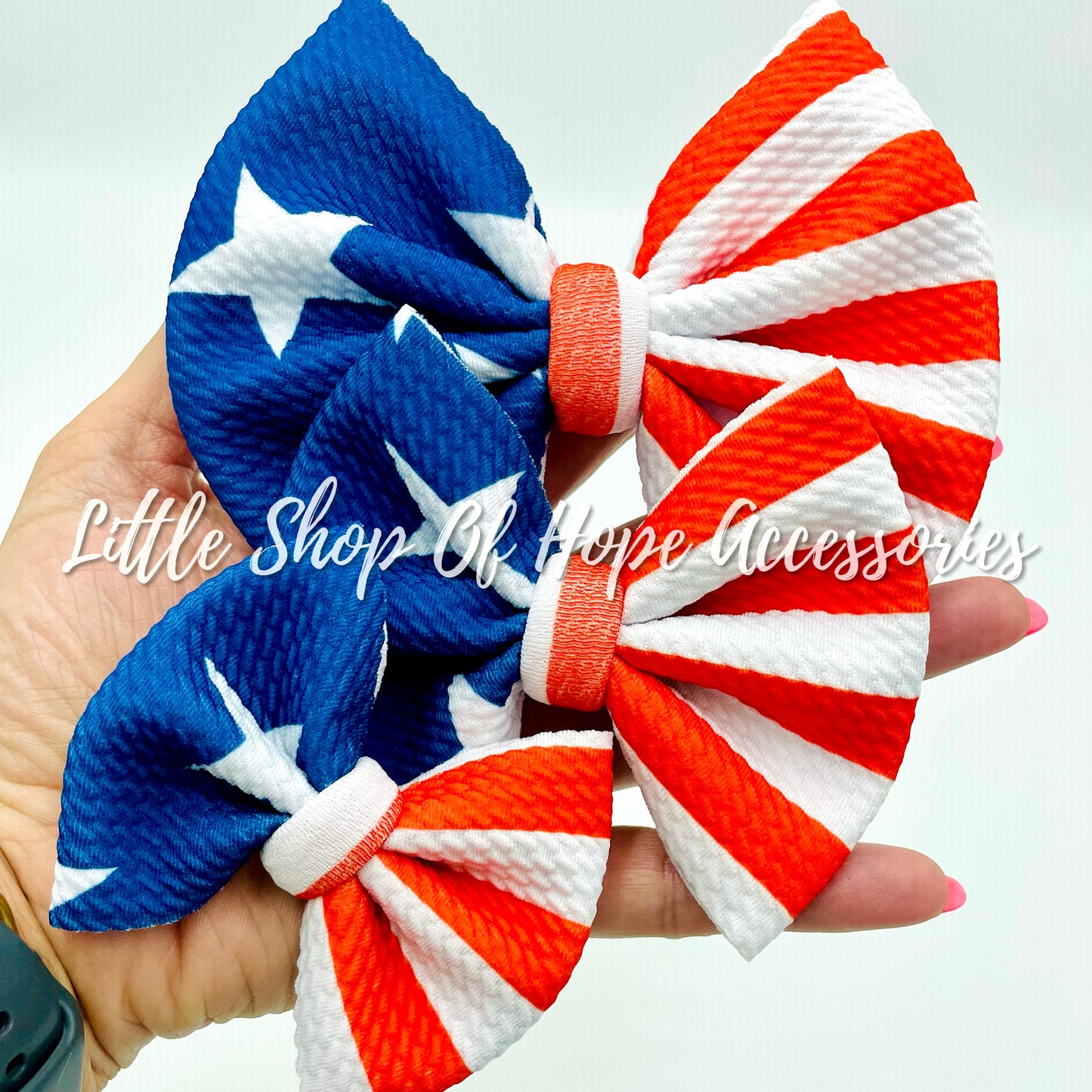 Stars & Stripes Split Bows