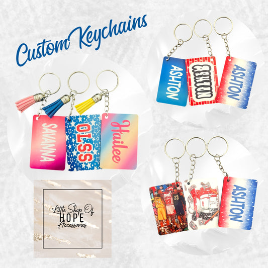 Custom Sublimation Keychains