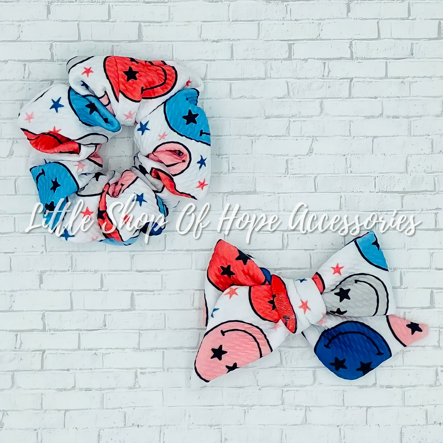American Smiley's Headbands + Scrunchies