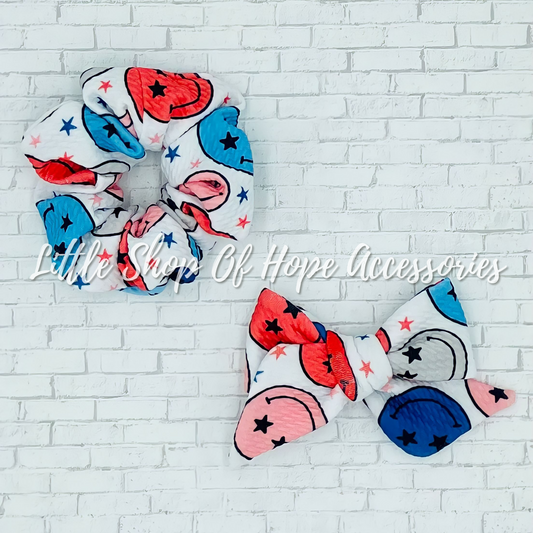 American Smiley's Headbands + Scrunchies