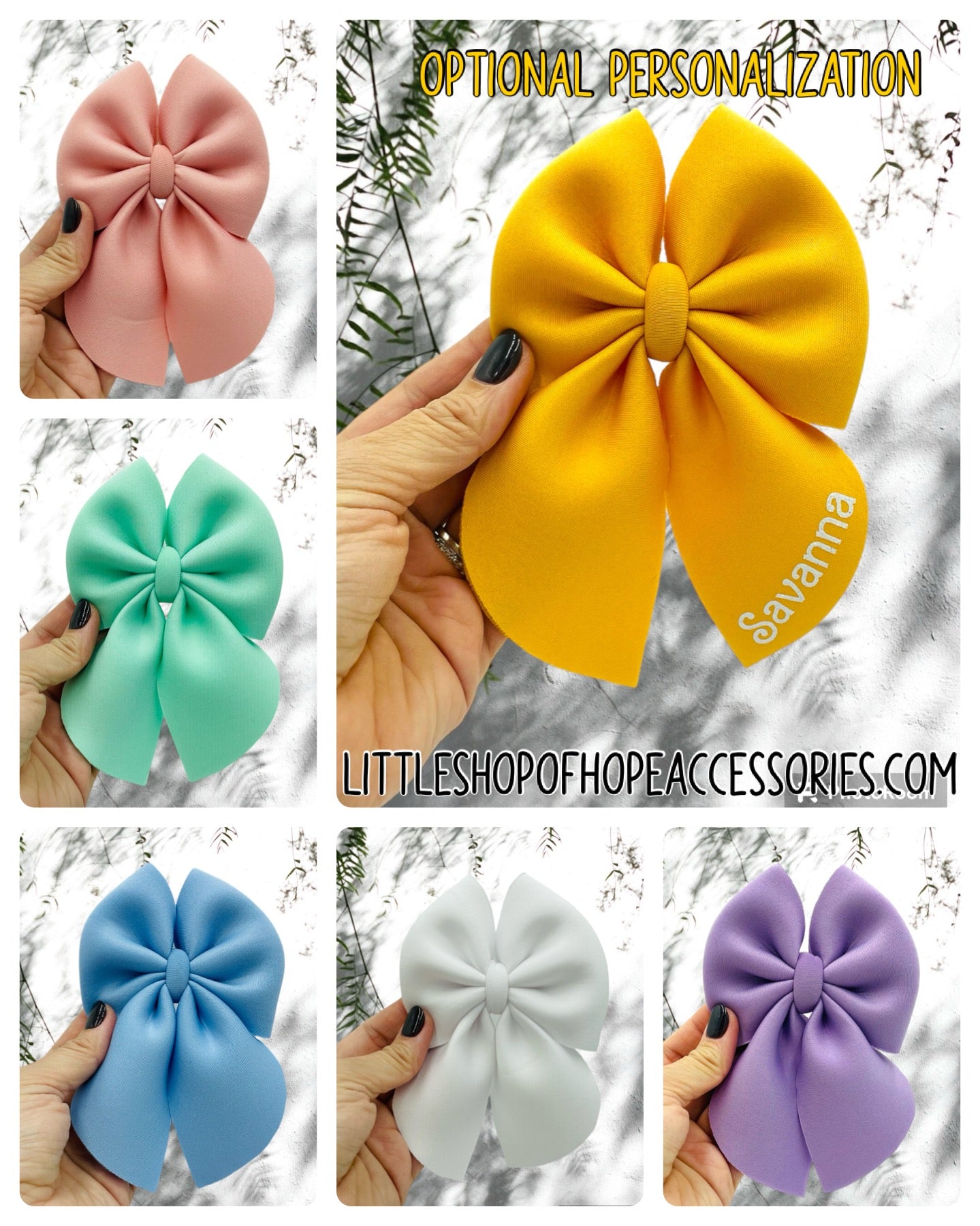 Spring Puff SAILOR Bows