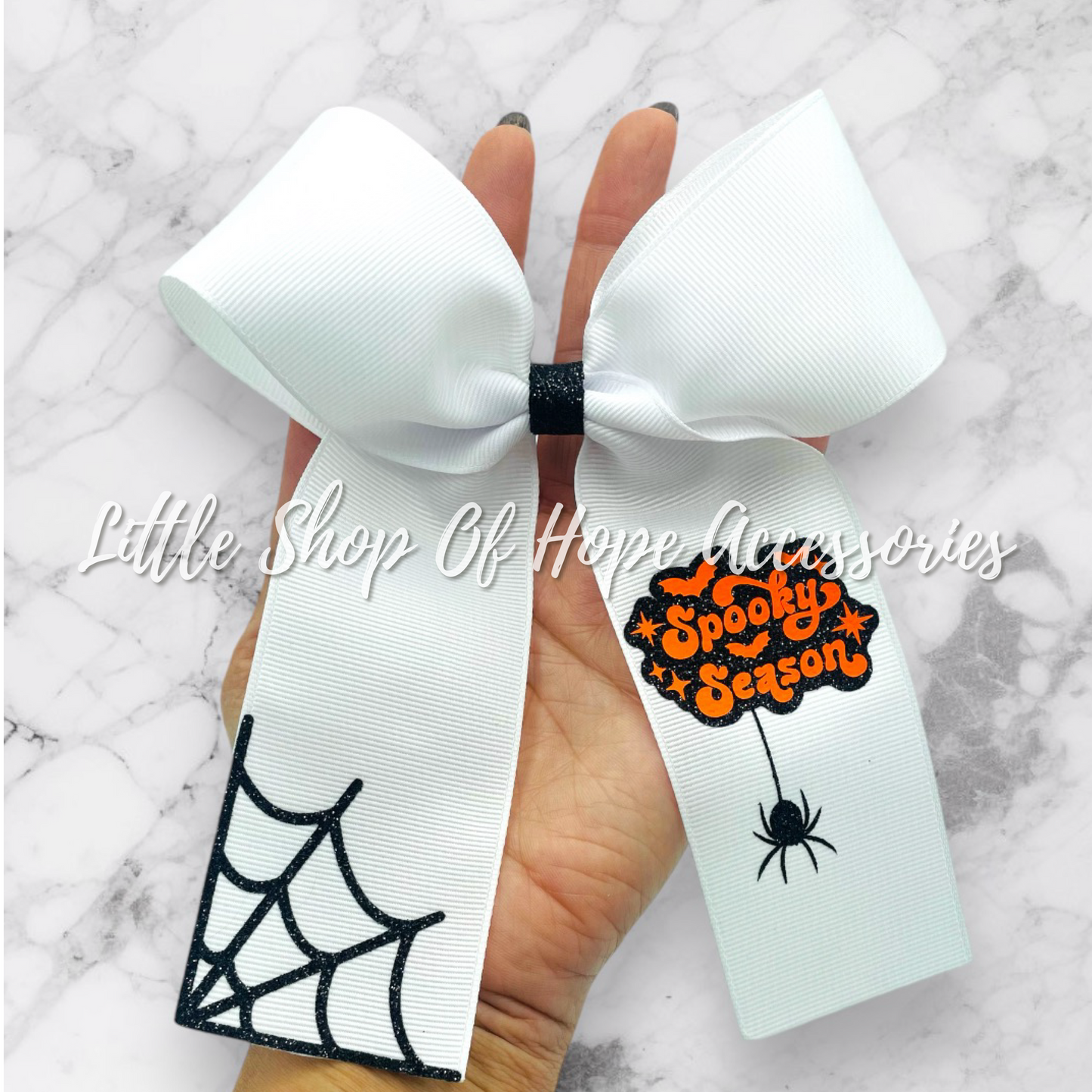 Halloween Long Tail Ribbon Bows