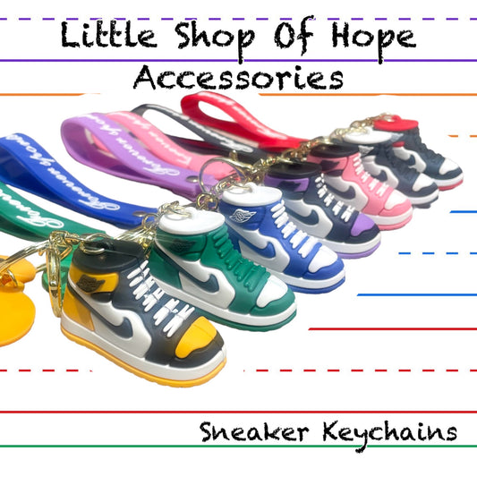 Basketball Sneaker Keychain