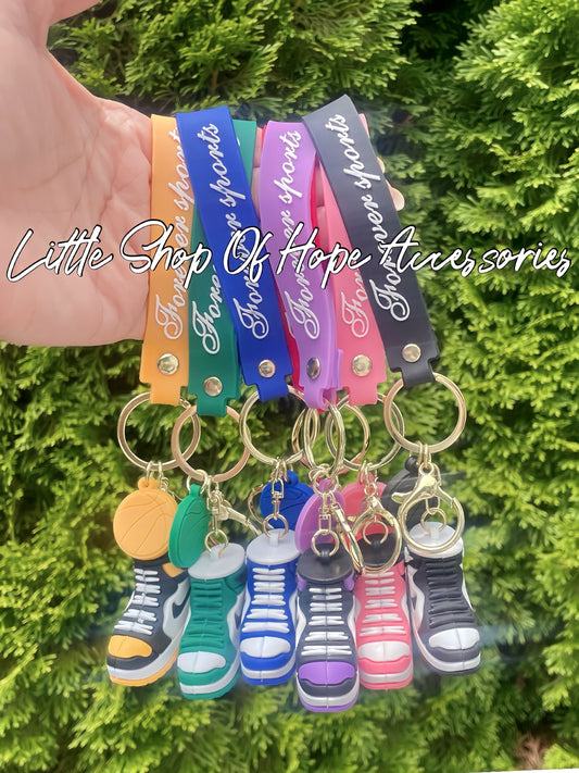 Basketball Sneaker Keychain