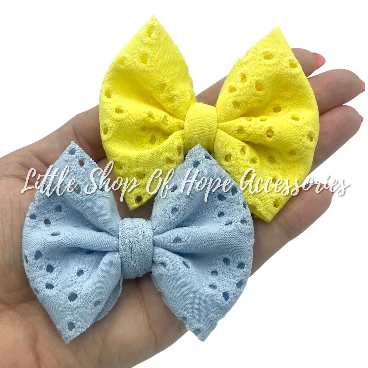 Sunshine Yellow Eyelet Bows + Headwraps