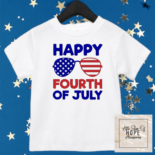 Happy 4th Tee - Child Size