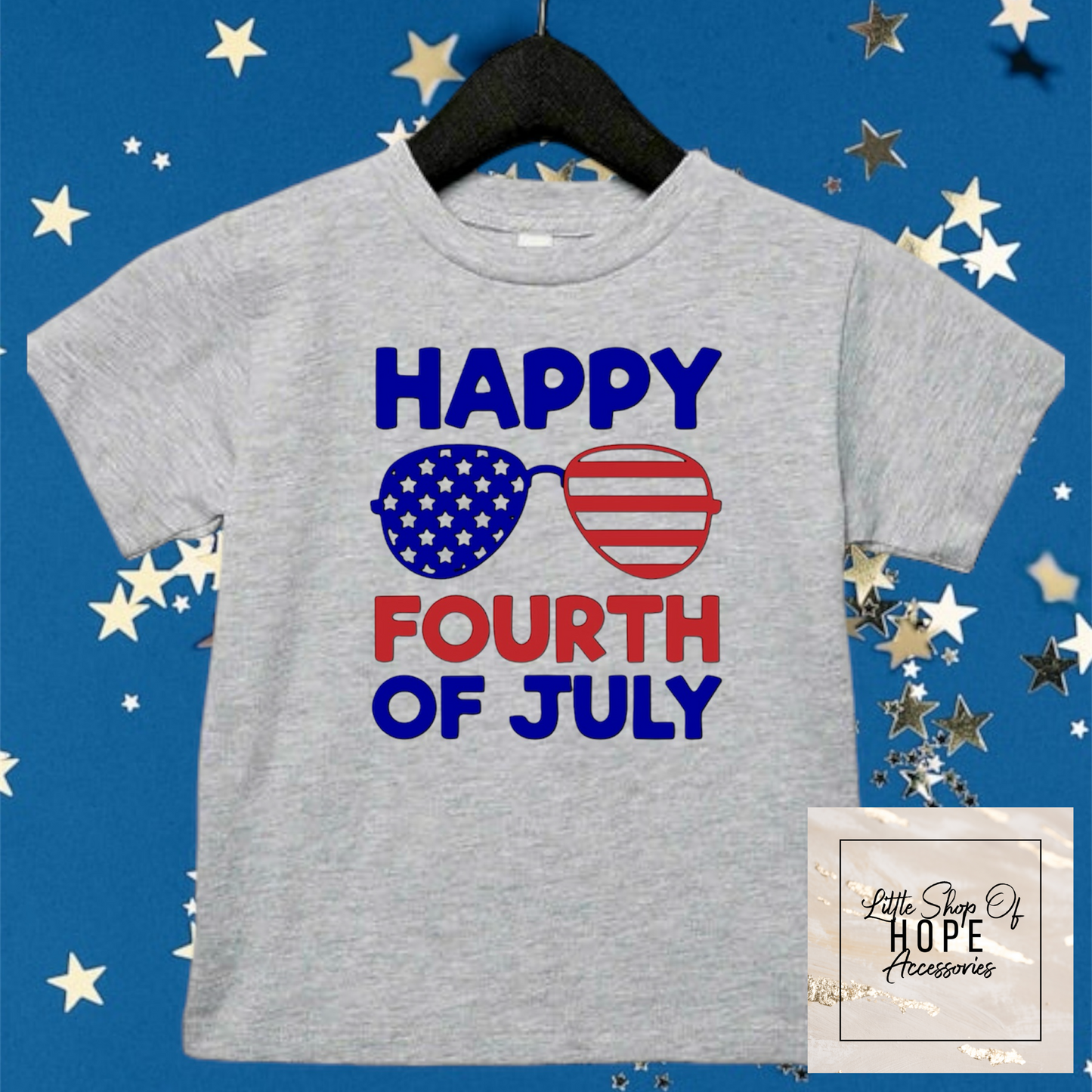 Happy 4th Tee - Child Size