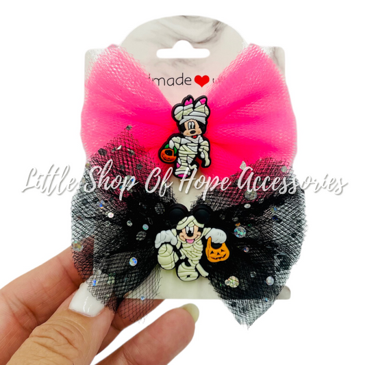 Halloween Tulle Bows