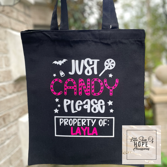 *Just Candy Please* Personalized Treat Bag