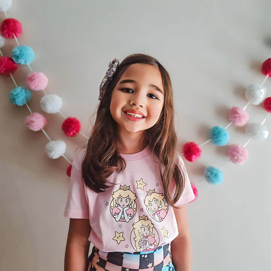 Princess P E A C H Tee - Child Size