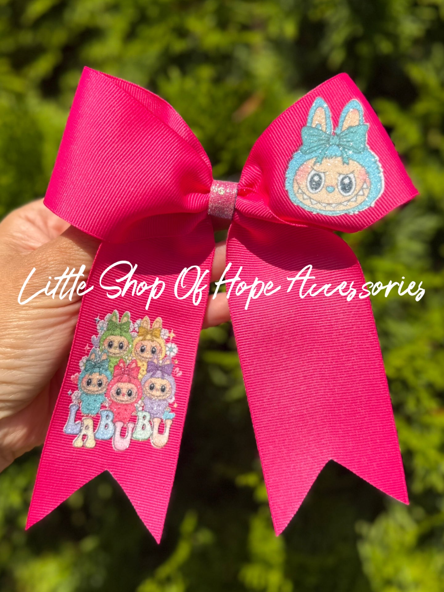 Little Monsters Long Tail Ribbon Bows