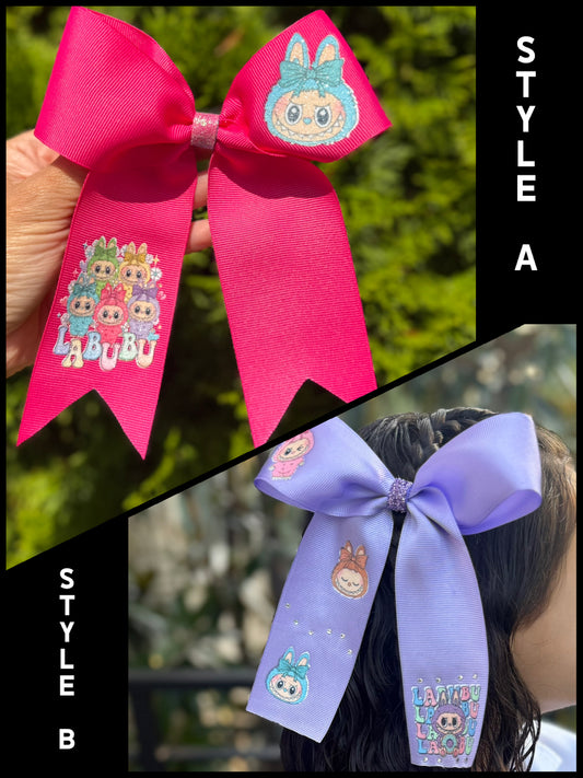 Little Monsters Long Tail Ribbon Bows