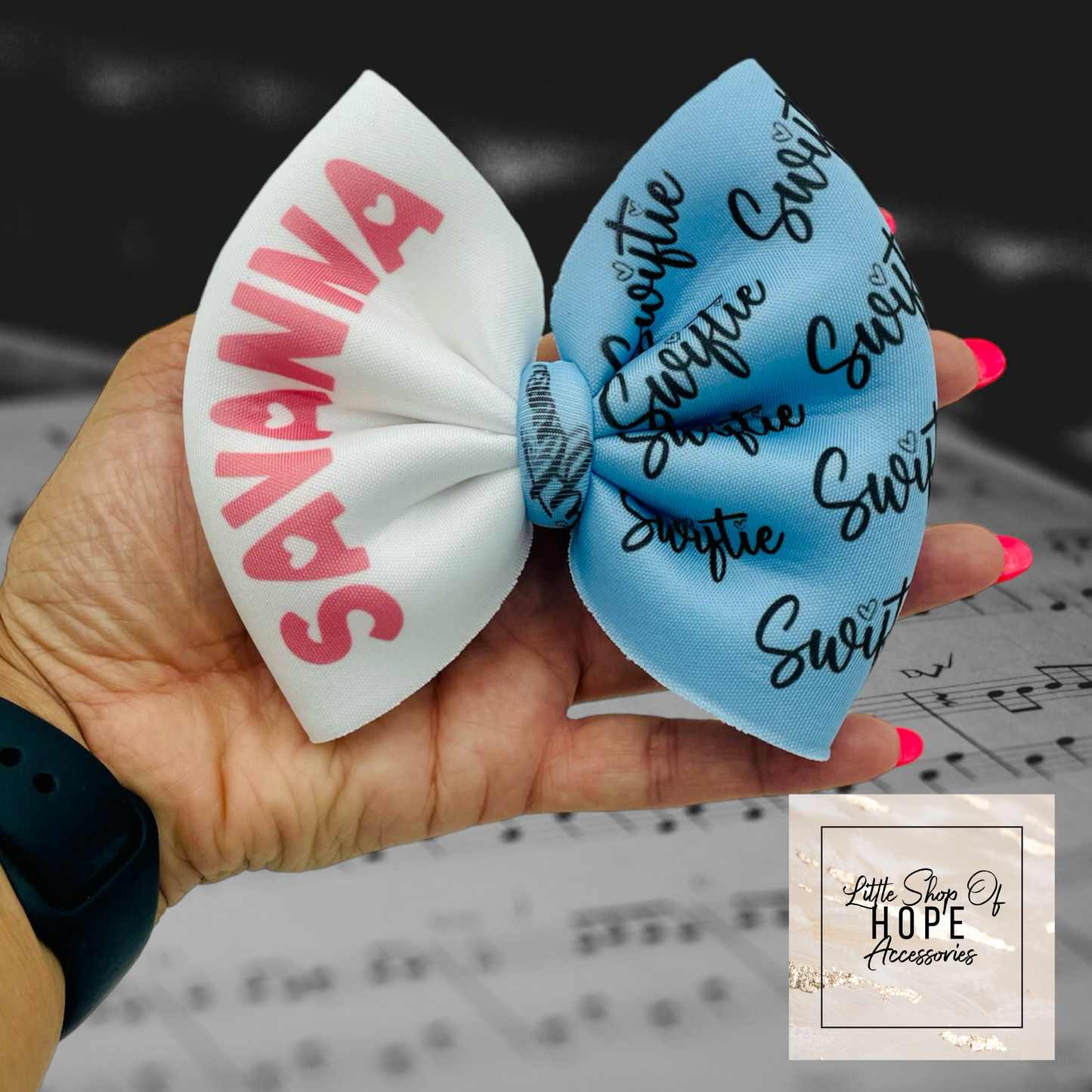 NAME - Swift~ies Personalized PUFF Bows