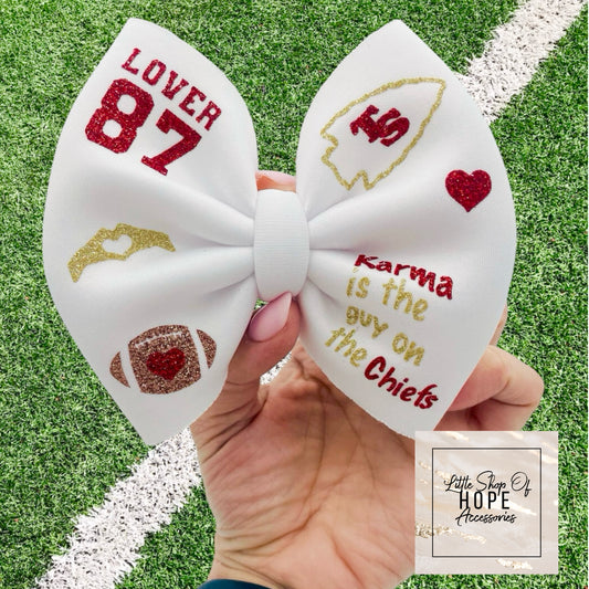 Swift-ies x Chiefs Puff Bows