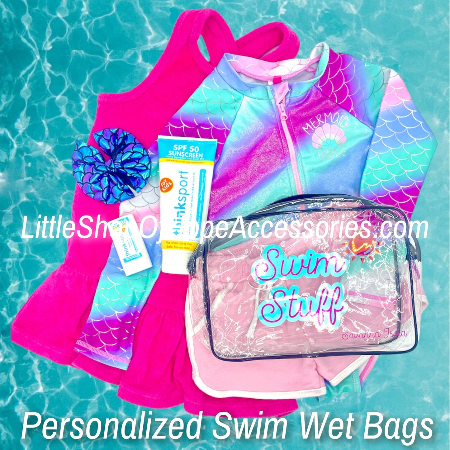 Swim Stuff Wet Bags *Optional Personalization