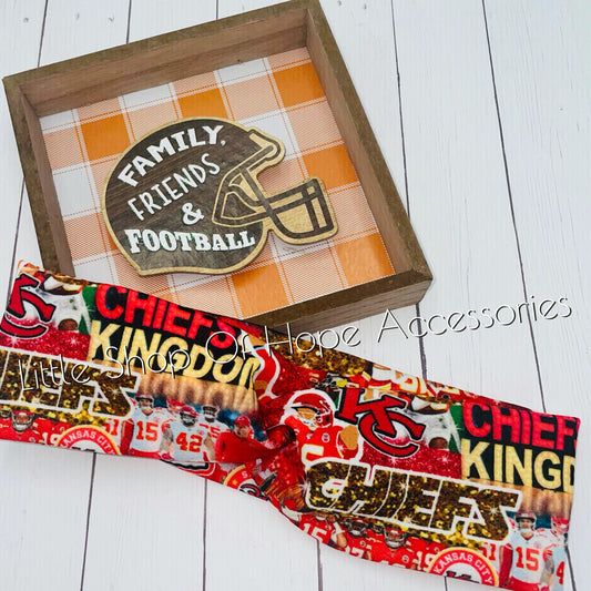 Chiefs Headbands + Scrunchies