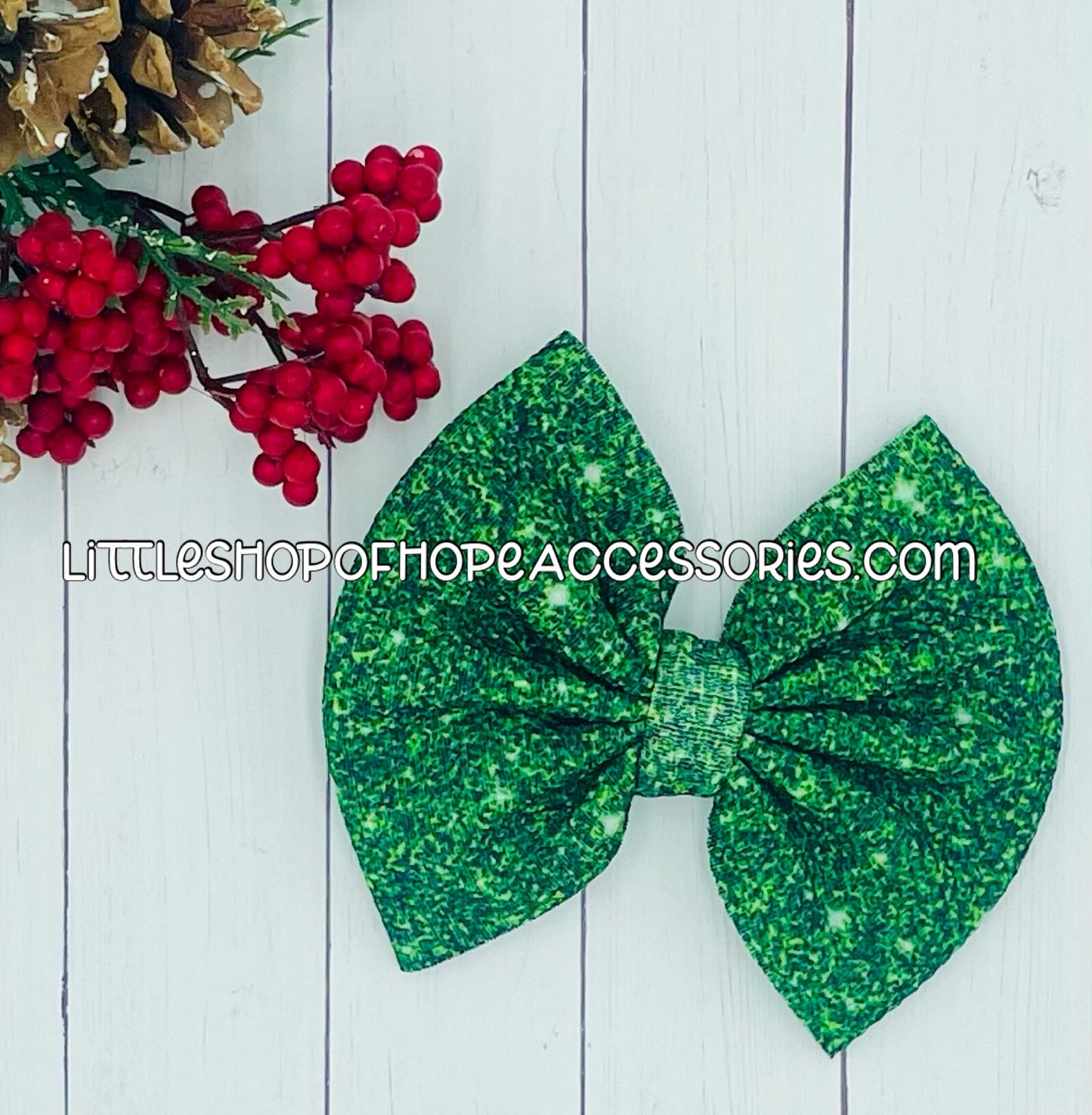 Party Green Bows + Headwraps