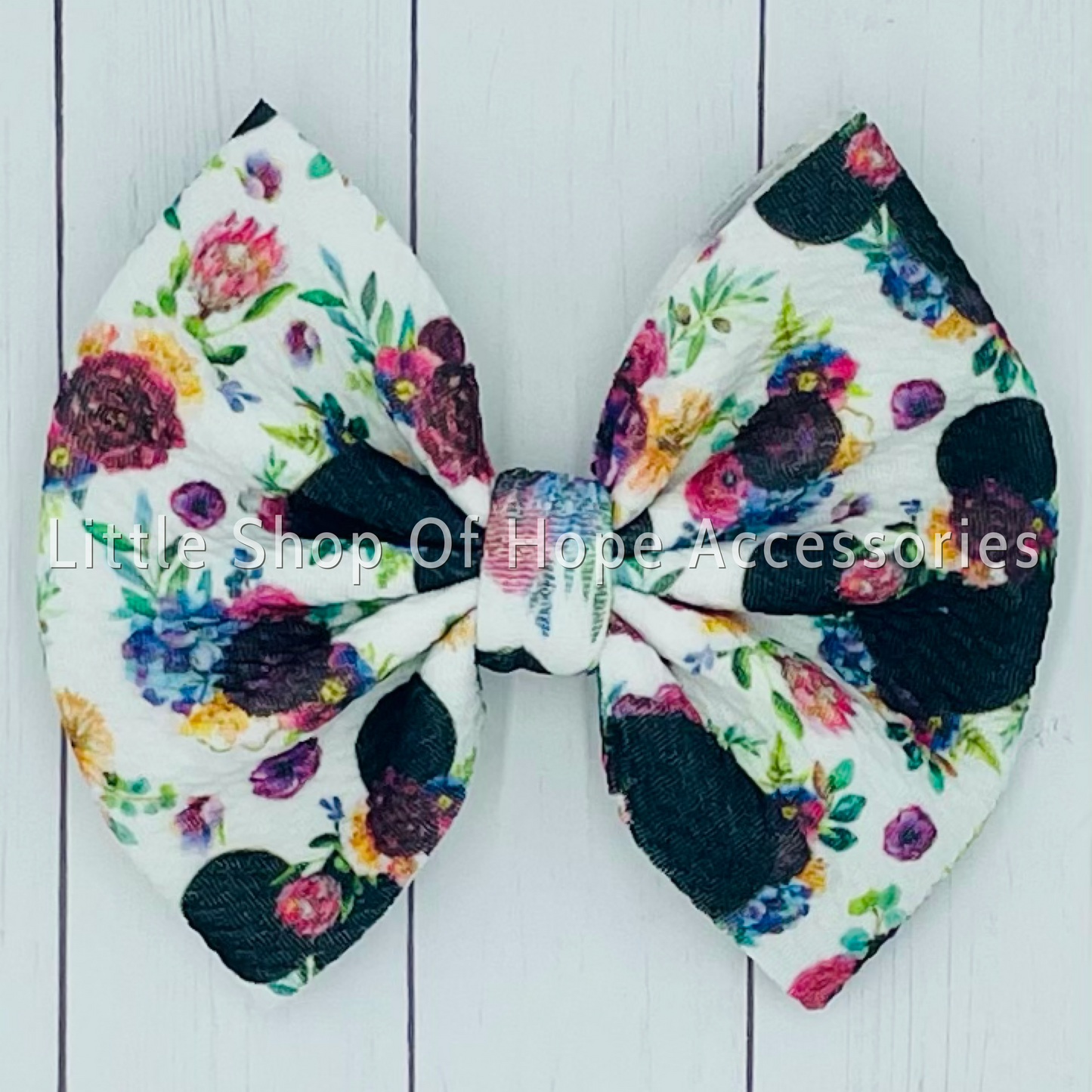 Mouse Floral Bows + Headwraps