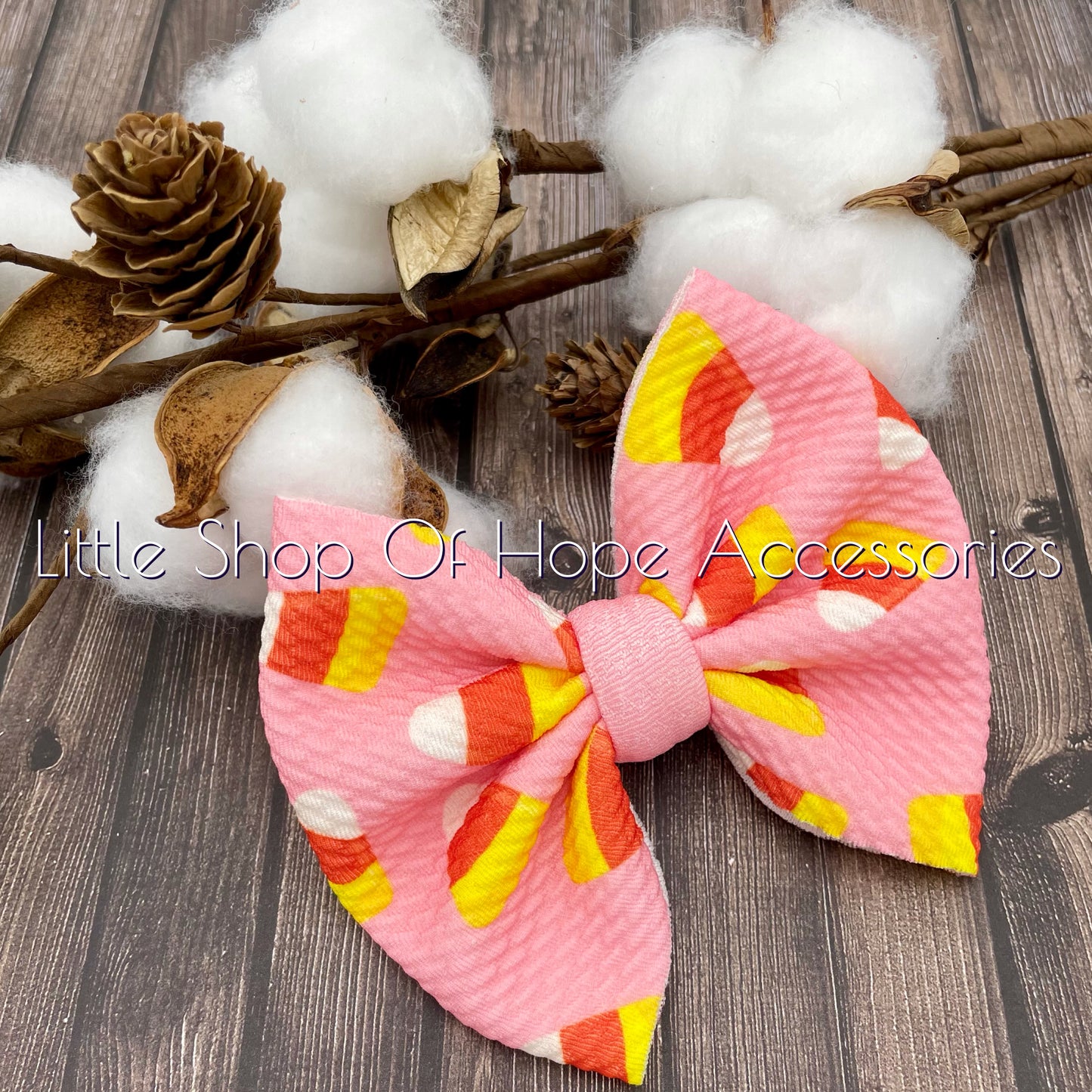 Sweet Candy Corn Bows + Headwraps