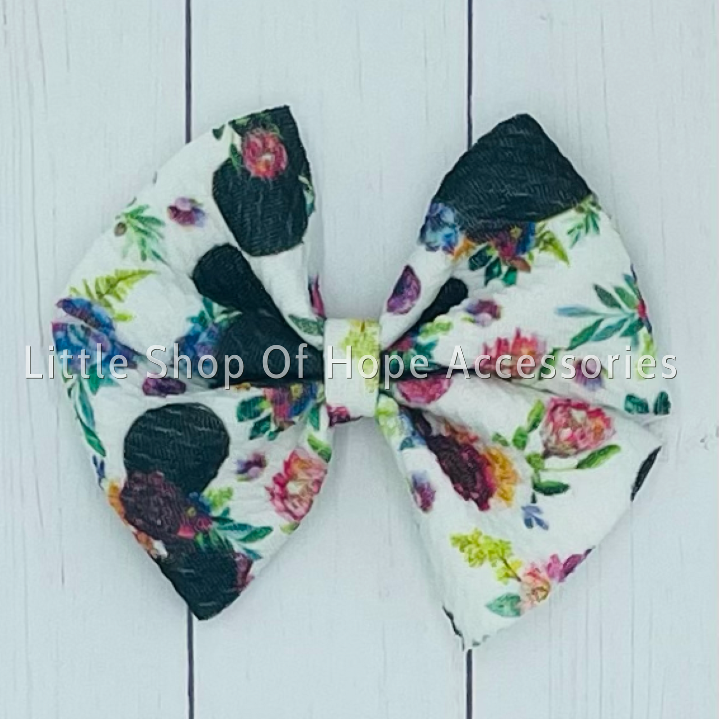 Mouse Floral Bows + Headwraps