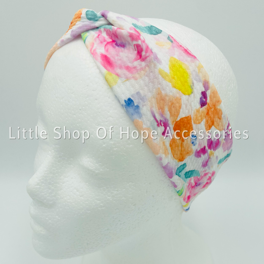 Spring Floral Headbands + Scrunchies