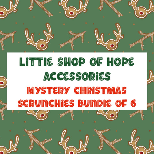 Christmas Scrunchies Bundle - Includes 6 Mystery Christmas Scrunchies