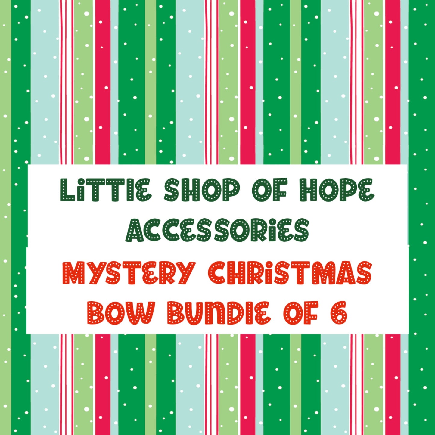 Christmas Bow Bundle - Includes 6 Mystery Christmas Bows