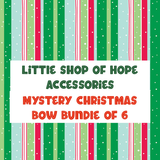 Christmas Bow Bundle - Includes 6 Mystery Christmas Bows