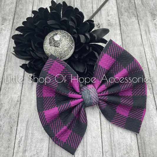 Witchy Plaid Bows + Headwraps