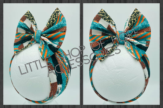 Dolphins Bows + Headwraps