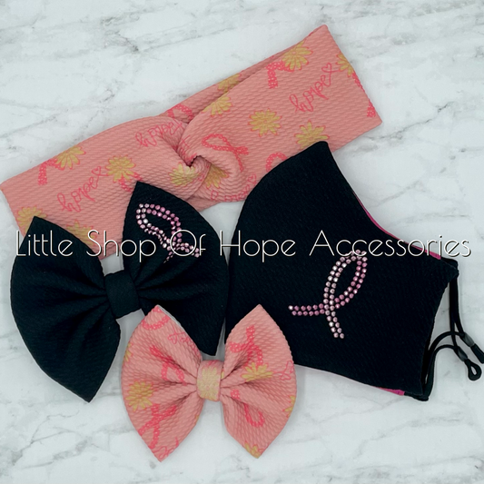 Hope Awareness Headbands + Scrunchies