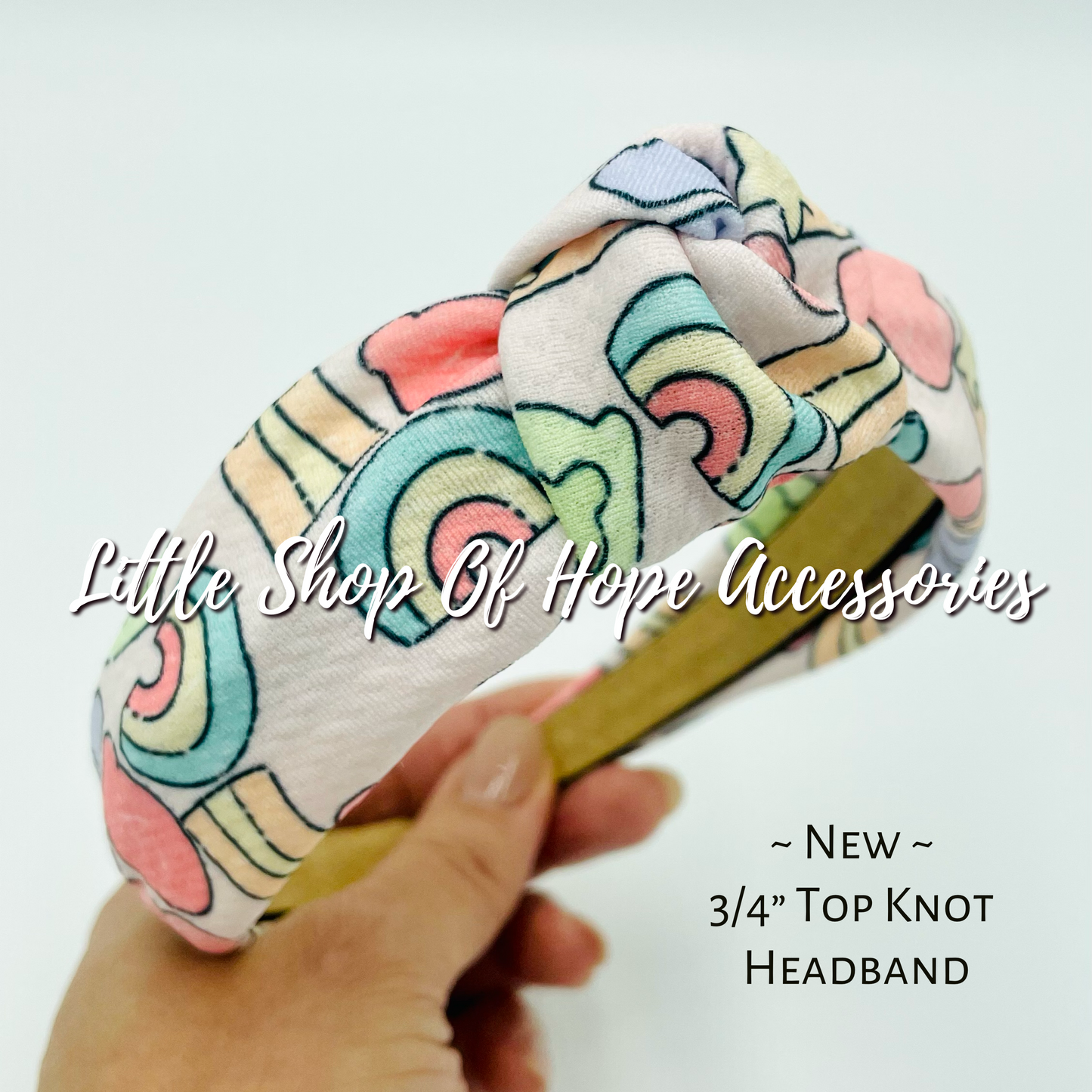 Jade Green Floral Headbands + Scrunchies