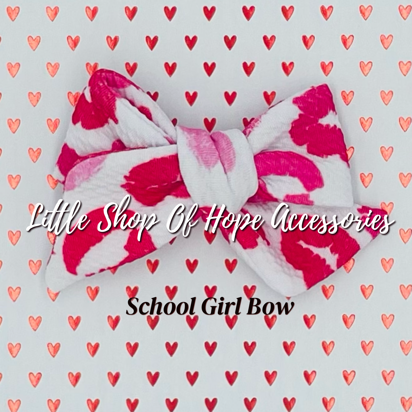 Conversational Hearts Bows + Headwraps