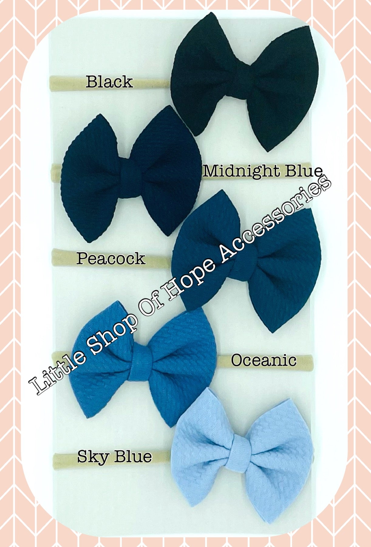 Peachy Bows + Headwraps